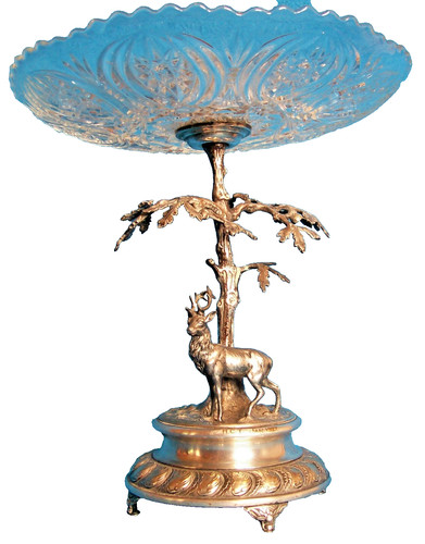 Wmf centrepiece deer - deer, oak